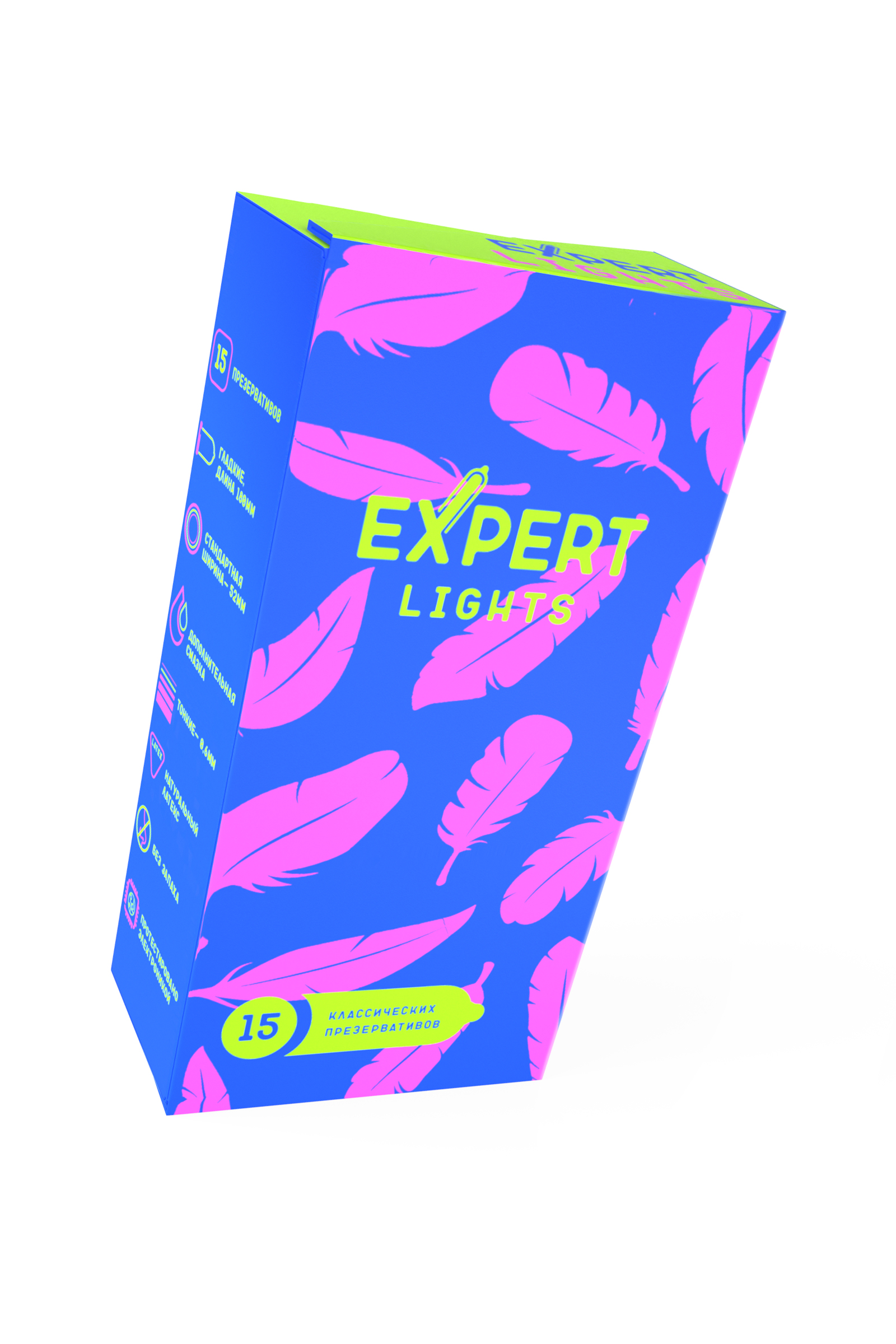Презервативы EXPERT Lights, ультратонкие, 15 шт
