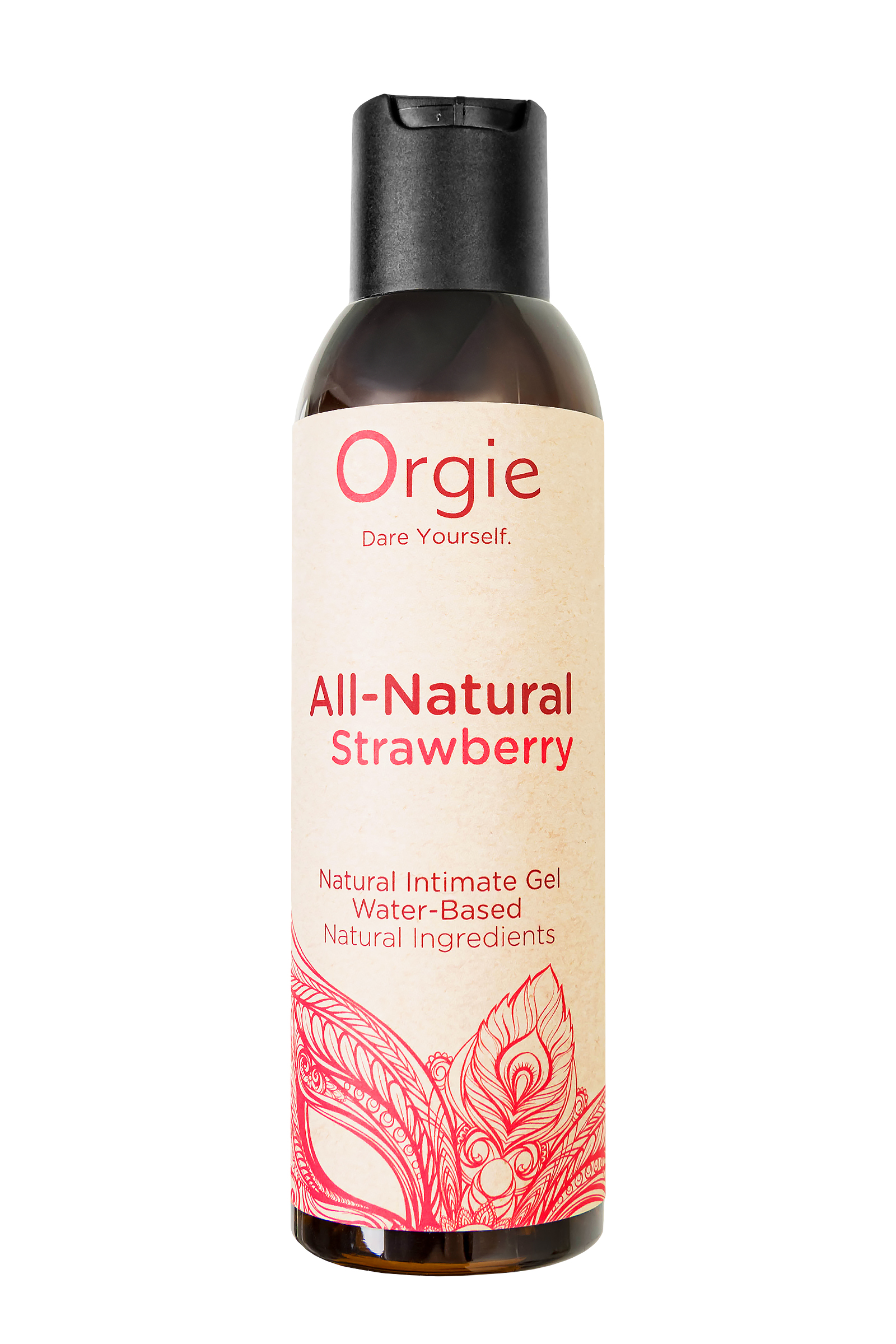 Натуральный интимный гель ORGIE All - Natural Strawberry на водной основе, 150 мл
