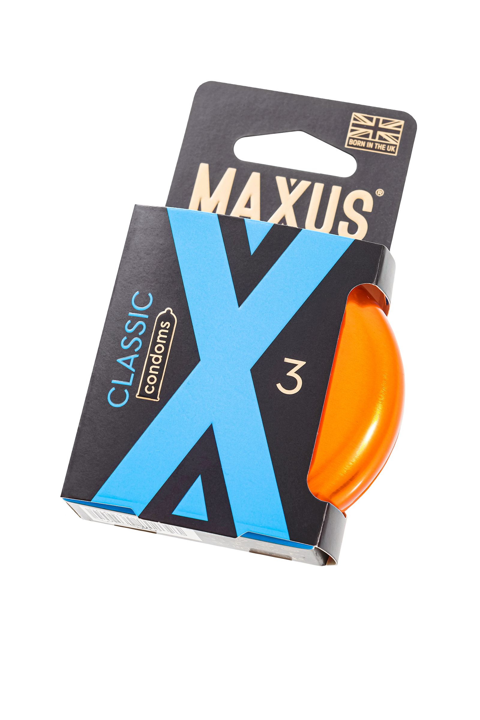 Презервативы Maxus Classic, классические, латекс, железный кейс, 3 шт.